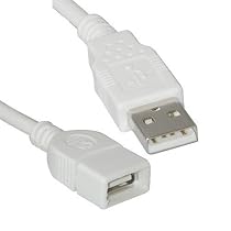 Cables To Go - 19003 - 1M USB A Male to A Female Extension Cable (White)