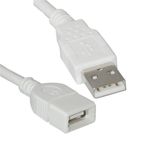 Cables To Go - 19003 - 1M USB A Male to A Female Extension Cable (White)