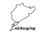 Produkt-Bild: Aufkleber N&uuml;rburgring 12cm schwarz