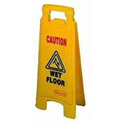 Rubbermaid Comm. FG611277YEL Wet Floor Sign