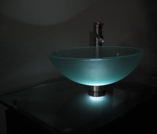 Glass Vessel Sink Mounting Ring Light (white)