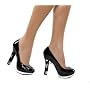 Handgun-19 Platform Pump Adorned W/ Bullets On The Handgun Heel
