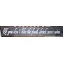 If You Don't Like the Food, Drink More Wine Wood Sign