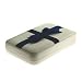 Jewelry : White Necklace Gift Box with Blue Satin Bow - Very Nice
