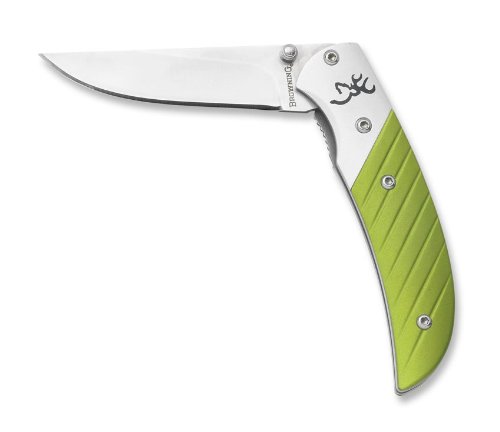 Browning Prism II Knife, Mountain Titanium/Green Browning Prism II Knife, Mountain Titanium/Green Hunting Knives