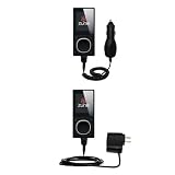 Essential Kit for the Microsoft Zune 4GB / 8GB - includes Car and Wall Charger with Rapid Charge Technology - Gomadic Brand w/ TipExchange Technology