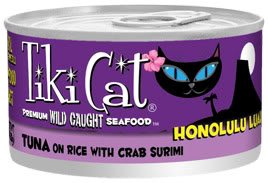 Tiki Cat Honolulu Luau - Tuna On Rice Crab Surimi 
