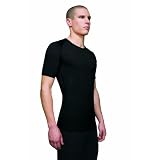 Icebreaker Men's Bodyfit150 Ultralite Short Sleeve Atlas T-Shirt,Black,Medium