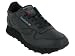 Classic Uniforms - Reebok Women's Classic Leather Running Shoe, Black, 8 M