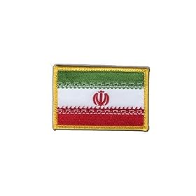 Iran Flag embroidered Iron-On Patch