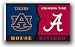 Alabama Crimson Tide / Auburn Tigers Rivalry 3'X5' Flag