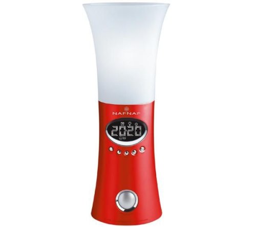 Childrens Toyshop  Electronics : NAF NAF - LYS v2 "Surise effect" Radio Alarm Clock Lamp - red