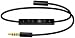 iLuv iEA15BLK iPod Remote with Third-party Headphones Adapter for VoiceOver (Black)