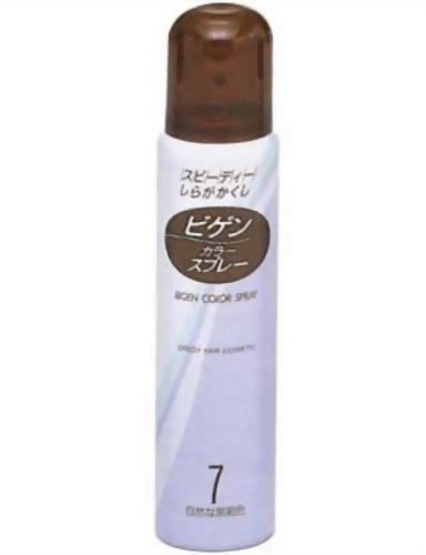 ホーユー ビゲン カラースプレー 7  [自然な黒褐色] 82g(125ml)