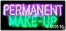 Neon Sign - Permanent Make-up - Large 13 x 32