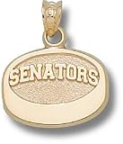Ottawa "Senators" Puck 7/16" 10K Charm/Pendant