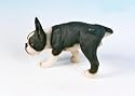 BOSTON TERRIER PEEING DOG Statue figurine decor 12" NEW