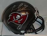 Carnell Cadillac Williams Autographed/Hand Signed Tampa Bay Buccaneers Mini Helmet