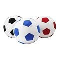 IKEA Stoffball "Sparka" Softball mit 20cm Durchmesser - Fu�ball in SCHWARZ-WEISS - waschbar