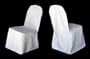 New Pack of 100 White Polyester Folding Wedding Banquet Party Chair Covers