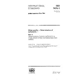 ISO 7875-1:1996, Water quality - Determination of surfactants - Part 1 : Determination of anionic surfactants by measurement of the methylene blue index (MBAS)
