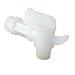 Vestil VDFT Polyethylene Drum Faucet with Handle, 3/4" Accommodates Bung