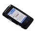 Rubberized Hard Protector Case for LG Rumor Touch LN510-Black