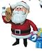 Rudolph the Red Nosed Reindeer Santa Claus Action Figure 2008