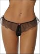 Sheer Ecstasy Crotchless Panty