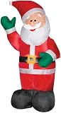 Gemmy Imports 85138 Airblown Santa Outdoor Decor 4'