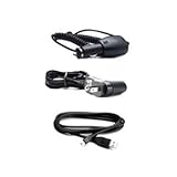 Complete Charging & Synching Solution (Car Charger, Travel Charger & USB ca ....