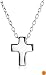 Sterling Silver Small Cross Pendant, 18