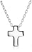 Sterling Silver Small Cross Pendant, 18