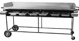 72 Portable Outdoor LP Gas Griddle w/ Fixed Base PG-72S