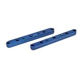 Alum Quick Change Motor Mnt Adapter (2), Blue: RC8