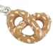 Realistic Salted Pretzel 925 Sterling Silver and Enamel Traditional Charm or Pendant