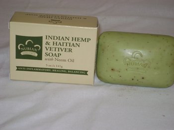 Bar Soap, Indian Hemp, 5 oz ( Eight Pack)