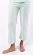 Veria Loungewear Capri Pant - Soft Blue, Organic Cotton