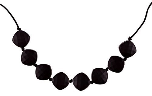 Chew-Choos 'Sweet pea' Silicone Teething Necklace (Black)