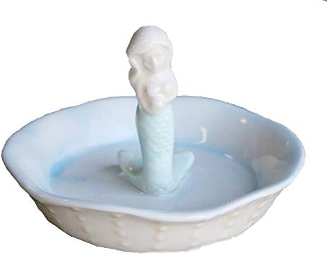 Ceramic Mermaid Jewelry Holder