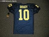 Tom Brady Signed Michigan Navy Wilson Jersey