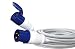 Hdiuk 16a Ip44 10 Metre Mains Hookup Cable Plug To Socket Fo