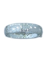 Hawaiian Sterling Silver Cut Out Plumeria Flower Bracelet