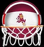 University of Arizona State Sun Devils Neon Basketball Hoop