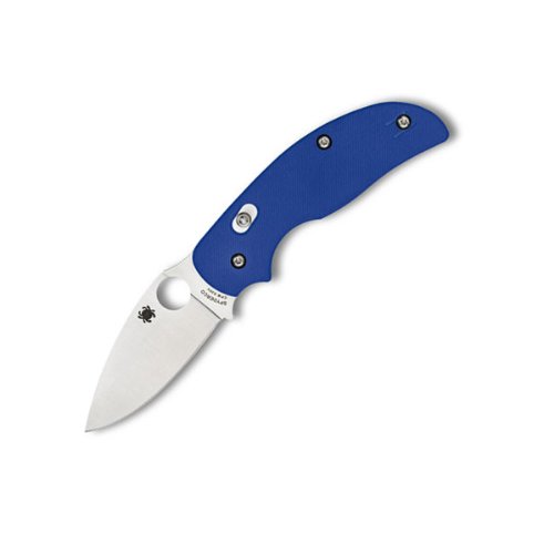 Spyderco Sage3 Blue G-10 PlainEdge Knife Spyderco Sage3 Blue G-10 PlainEdge Knife Hunting Knives