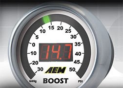 AEM (30-4406) Boost Gauges - 52mm