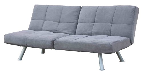 Dorel Home Products MicrofiberConvertible Futon, Charcoal