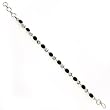 Onyx Jewelry for Women Sterling Silver Bracelet 8.25 inches
