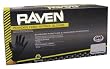 SAS Safety RAVEN BLACK LARGE GLOVES Latex Free NITRILE GLOVES