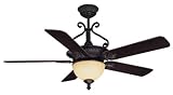 Savoy House 52544MO25 Mayan Plantation Remote Control Slate Traditional Ceiling Fan 52 Blade Span